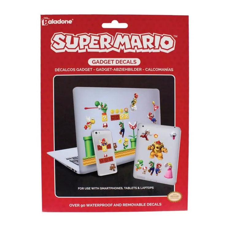 SUPER MARIO BROS GADGET DECALS