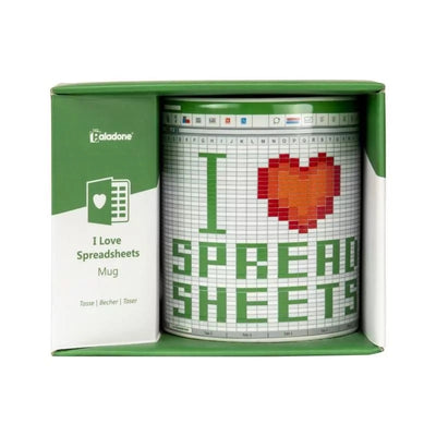 I LOVE SPREAD SHEETS MUG