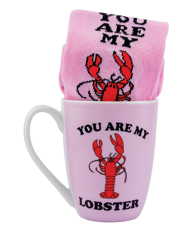 LOBSTER MUG & SOCK SET