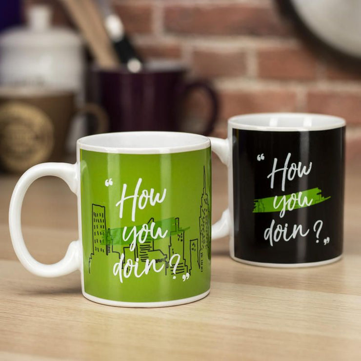 HEAT CHANGE MUG FRIENDS HOW U DOIN