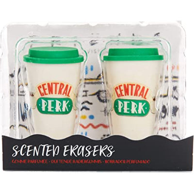 CENTRAL COFFEE SCENTED ERASORS SET OF 2