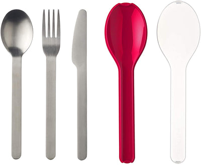 Cutlery Set Ellipse 3pcs Nordic Red