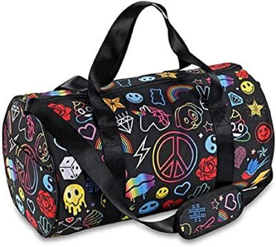 Top Trenz Duffle Bag Fleek Black