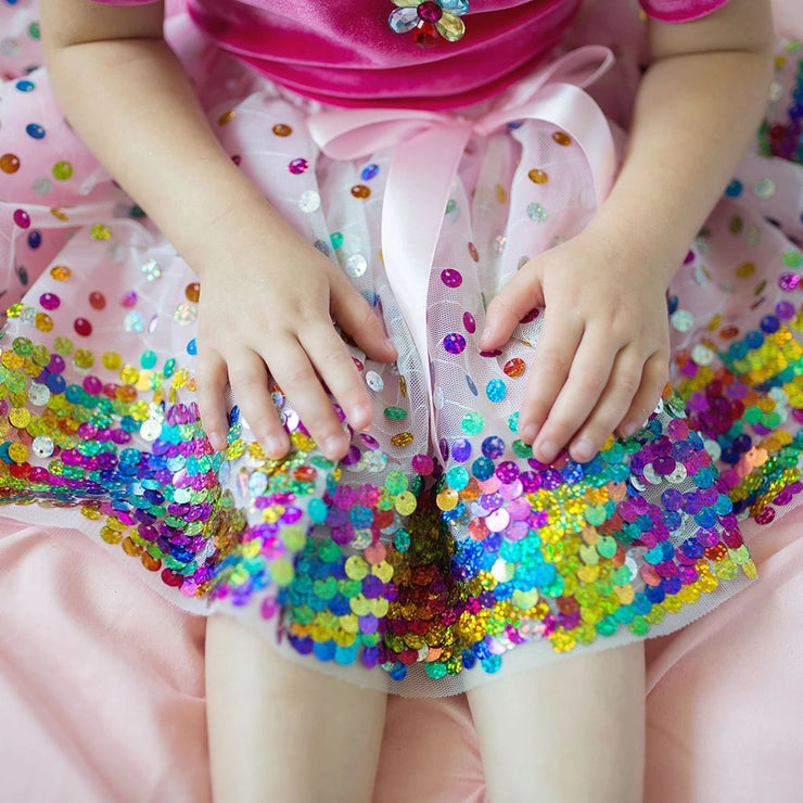 PINK PARTY FUN SEQUIN SKIRT
