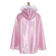 GLITTER PRINCESS PINK CAPE 4-6