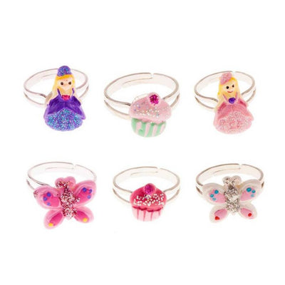 PRINCESS CUPCAKE BUTTERFLY RINGS