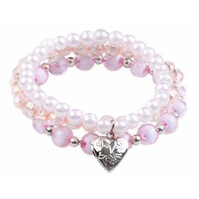 LOVELY LOCKET BRACELET SET
