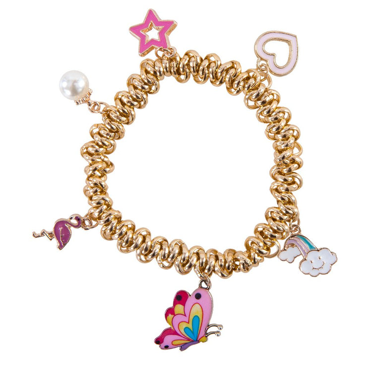 CHARM-ED & CHAIN BRACELET