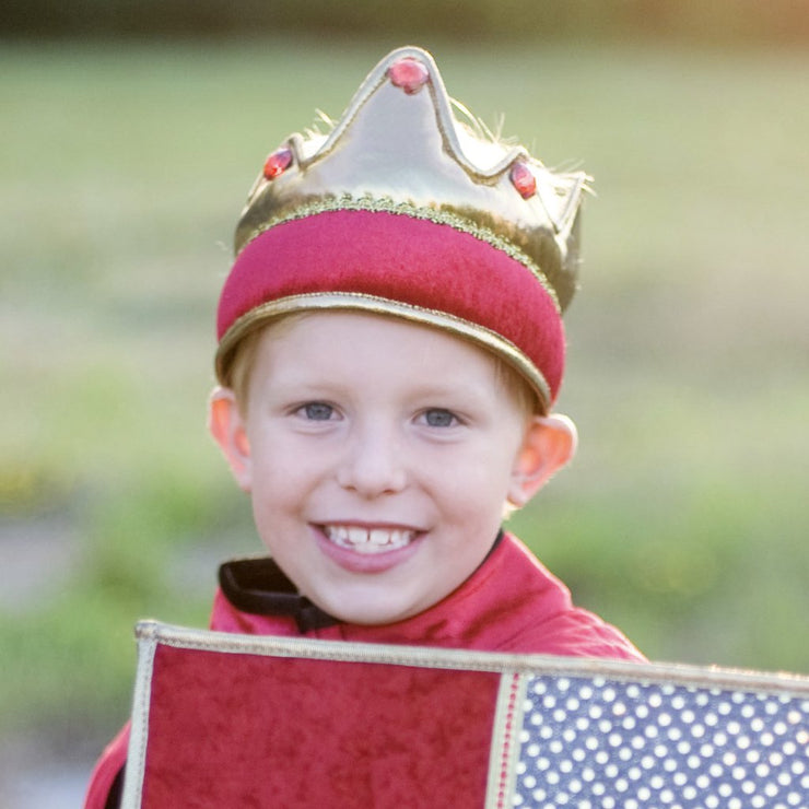 KING CROWN GOLD/RED