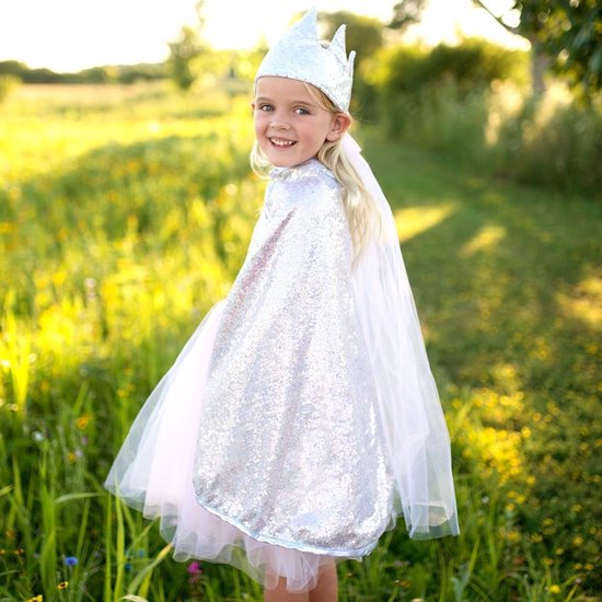 SILVER SEQUINS CAPE 5/6