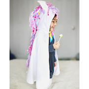 TODDLER UNICORN CAPE WHITE 2/3T