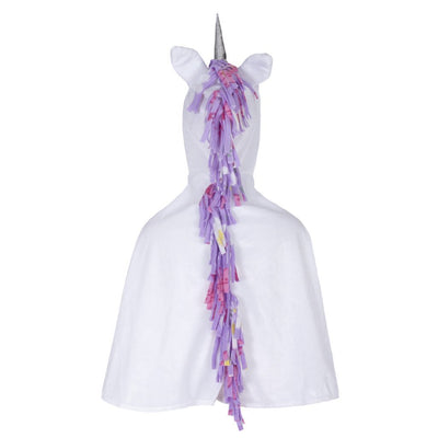 TODDLER UNICORN CAPE WHITE 2/3T