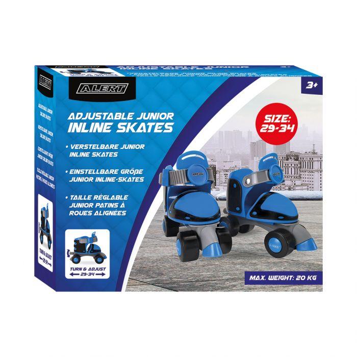 Alert Adjustable Junior Roller Skate 29-34 Blue