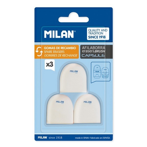 3 PACK SPARE ERASER FOR CAPSULE
