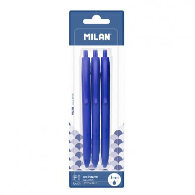 3 PACK BLUE TOUCH BALLPEN