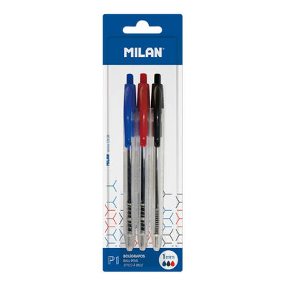 3 PACK BALLPEN ASST COLORS