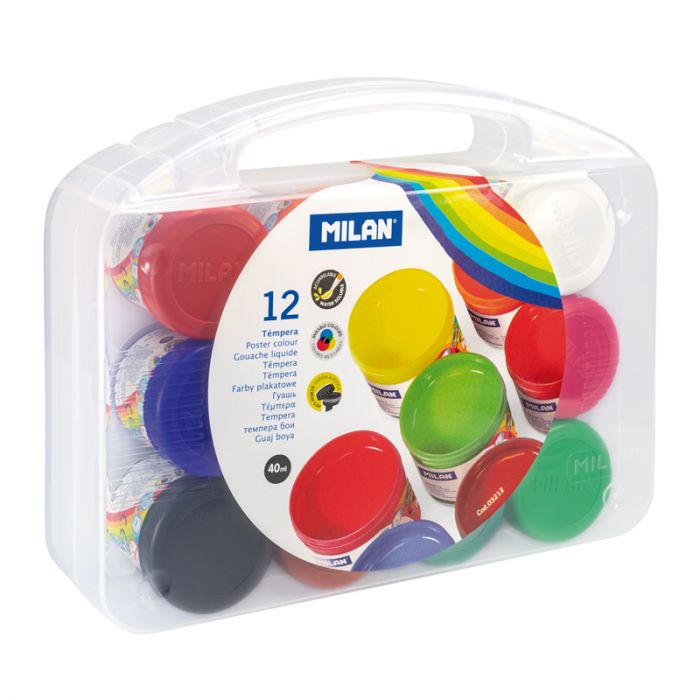 BOX 12 POSTER COLOUR JARS 40ML