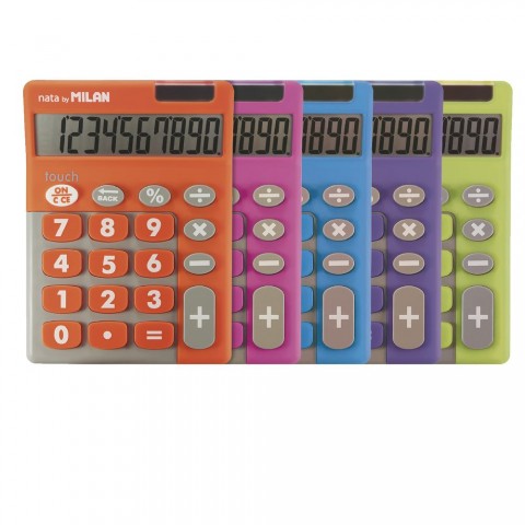 CALCULATOR DUO 10DIGIT LARGE KEYS AST CLR