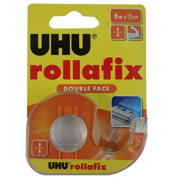 UHU ROLLAFIX DUBBELZIJDE TAPE 12MMX6M