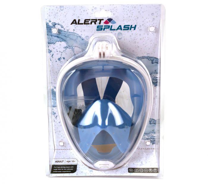 Alert Splash Blue Snorkel Mask L/XL