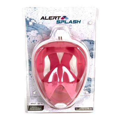 Alert Splash Pink Snorkel Mask L/XL