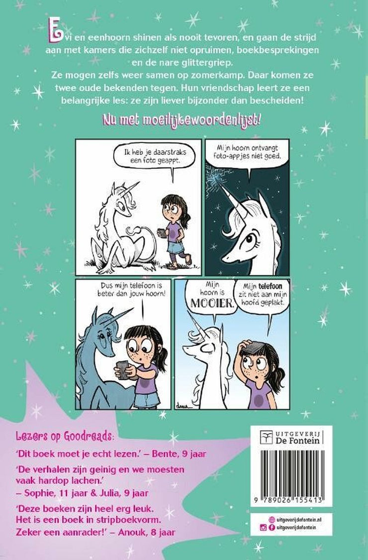 EVI EN EENHOORN # 4 -Evi maakt het bont - Dana Simpson