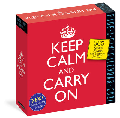 2021 CAL KEEP CALM & CARRY Page-A-Day Calendar
