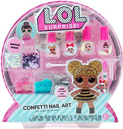 L.O.L Surprise Confetti Nail Art
