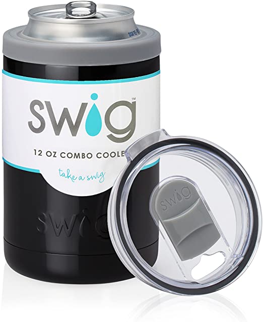 SWIG 12OZ COMBO COOLER-BLACK