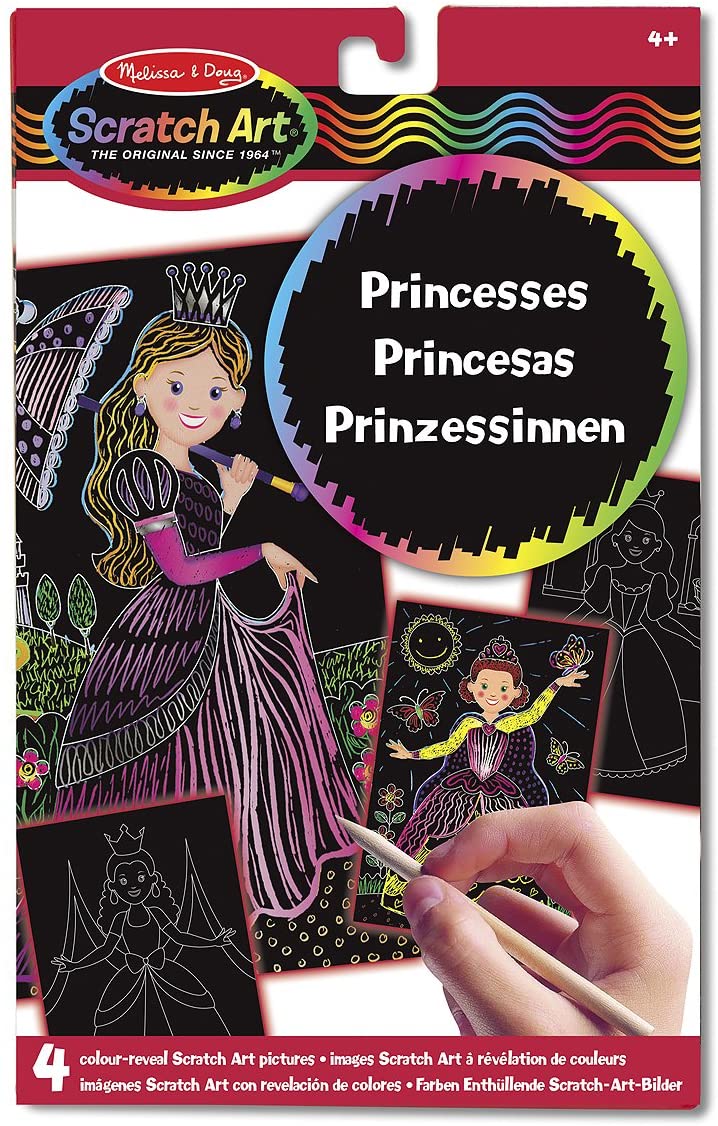 MELISSA & DOUG SCRATCH ART PRINCESSES