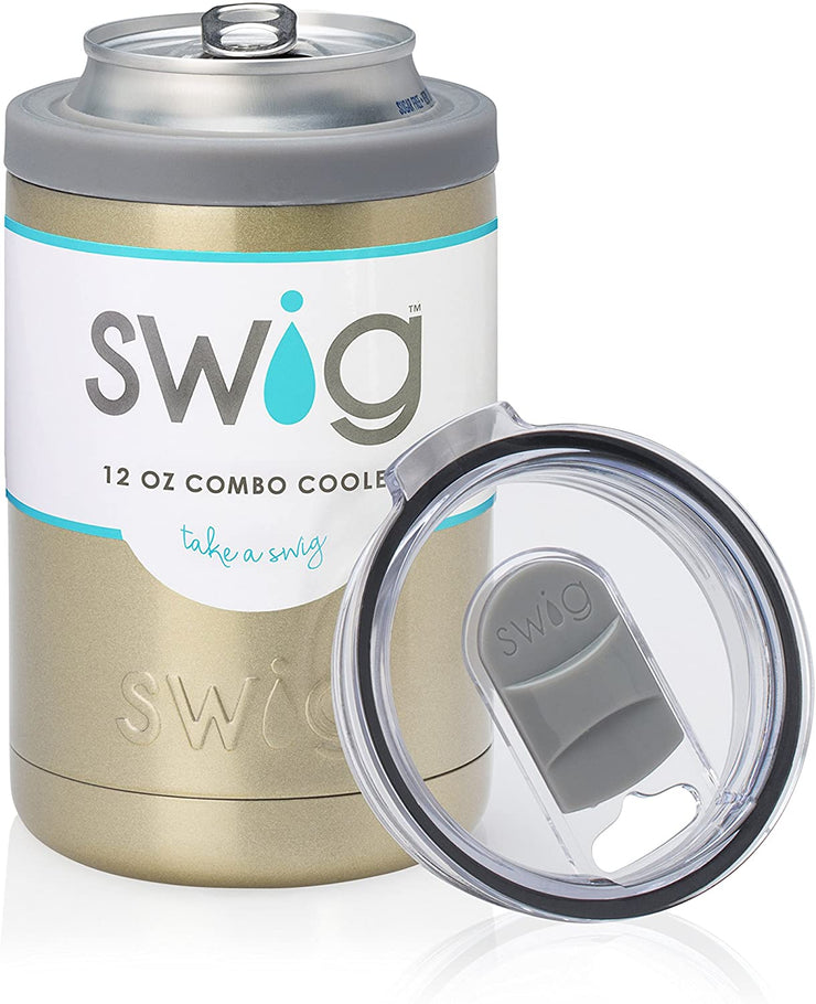 SWIG 12OZ COMBO COOLER-GOLD