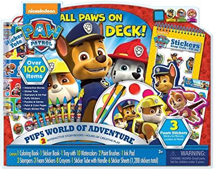 Paw Patrol Art Set & Activity Tray 1000 PC