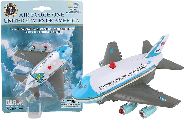 AIR FORCE ONE PULLBACK W/ LIGHT & SOUND