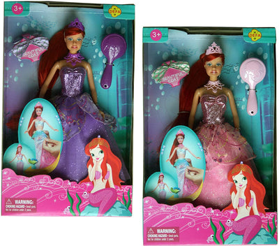 DEFA Lucy Mermaid Doll with Accessories Asst