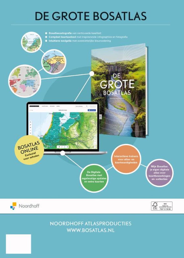GROTE BOSATLAS 56E DRUK + ONLINE CODE
