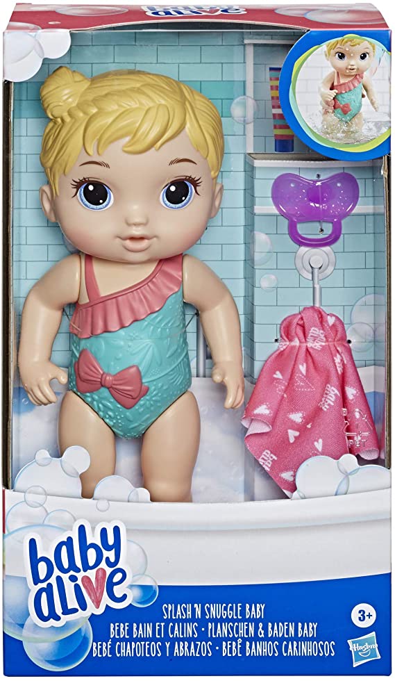 BABY ALIVE SPLASH 'N SNUGGLE BABY