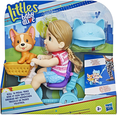 LITTLE BY BABY ALIVE ROLL 'N PEDAL TRIKE