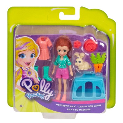 POLLY POCKET HOPTASTIC LILA