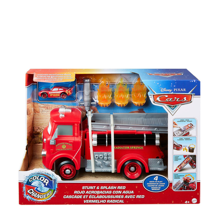 CARS COLOR CHANGERS STUNT & SPLASH RED
