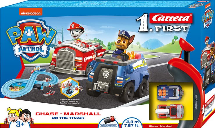 PAW PATROL CARRERA CHASE MARSHALL ON THE TRACK