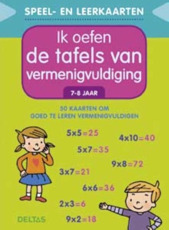 IK OEFEN DE TAFELS VERMENIGVULDIGING 7-8 JAAR