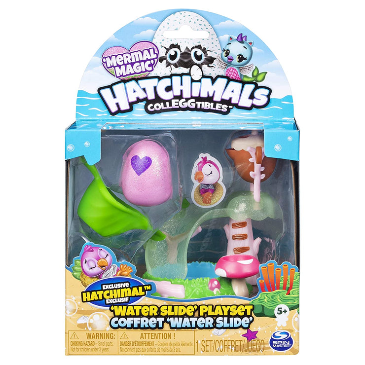 Hatchimals CollEGGtibles Mermal Magic Water Slide Playset