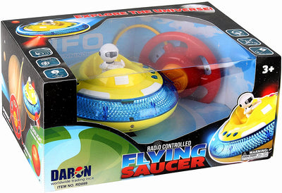 RADIO CONTROL FLYING SAUCER W/LIGHT & SOUND