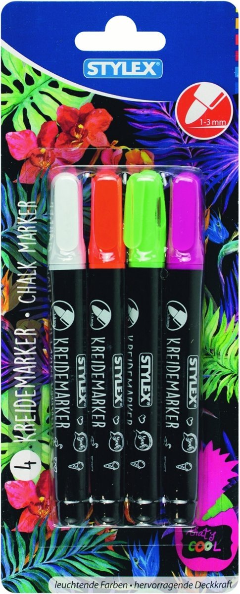 Stylex Chalk Marker 4-piece