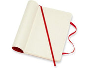 MOLESKINE NOTEBOOK SOFT COVER RED A-6 DOTTED