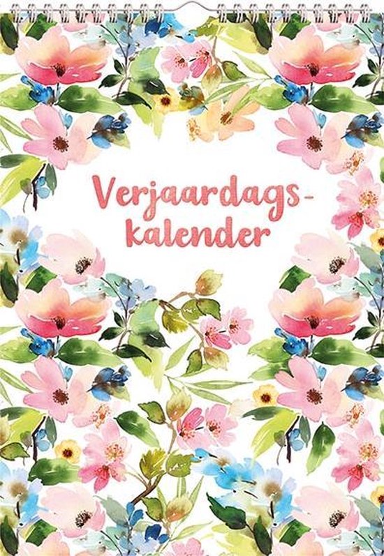 VERJAARDAGSKALENDER WATERCOLOURS