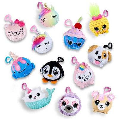 Top Trenz Luv My Squash Buddies Scented Plush Keychains