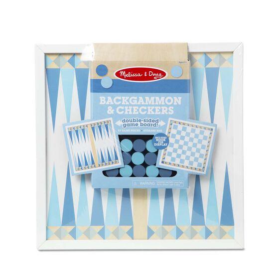 Backgammon & Checkers Blue