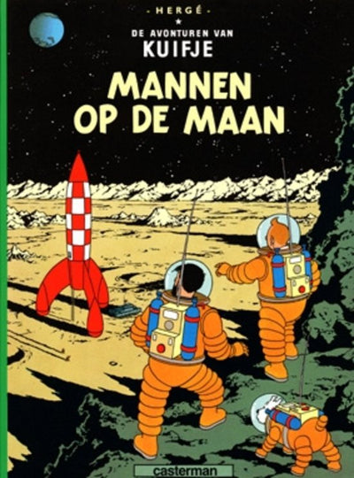 STRIP VERHALEN DE AVONTUREN VAN KUIFJE: MANNEN OP DE MAAN