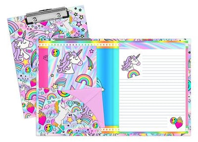 Top Trenz Unicorn Couture Stationery Clipboard Set